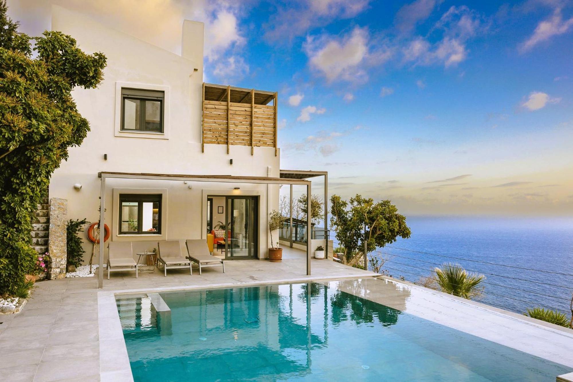 Anemos Luxury Villas Rodhákinon Bagian luar foto